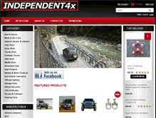 Tablet Screenshot of independent4x.com